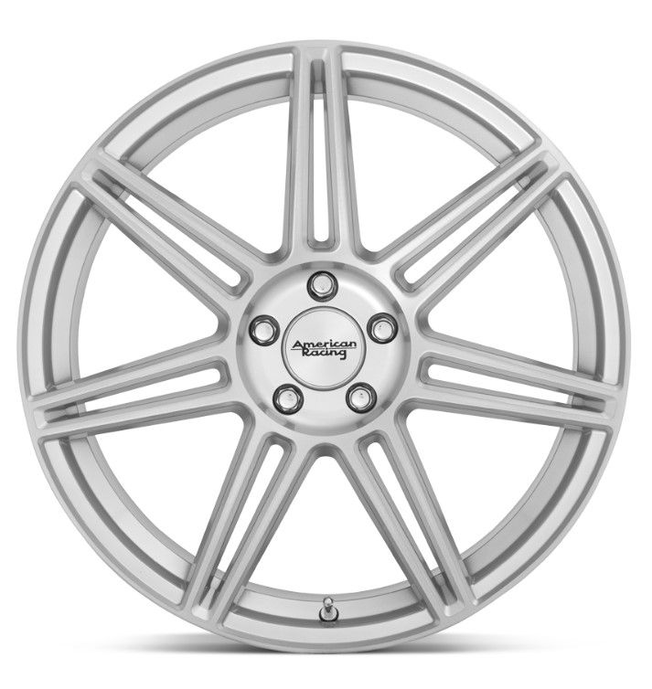 American Racing<br>AR935 Redline Brushed Silver (18x8)